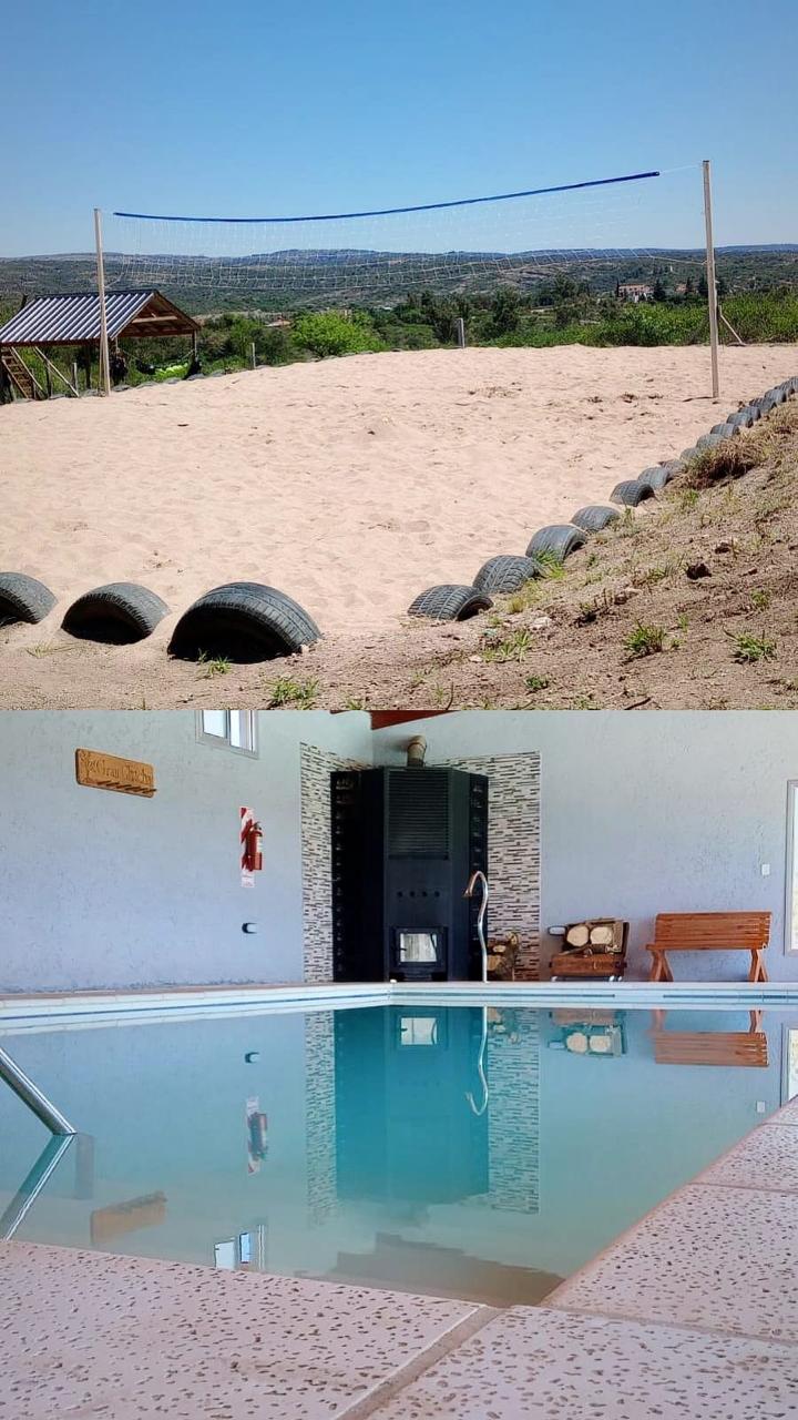 Vóley playero y pileta